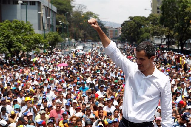 Venezuela.- Guaidó reconoce que el apoyo militar "no fue suficiente" pero subraya que la 'Operación Libertad' continúa