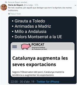 El PSC busca que el Parlament pida al Govern revocar la Creu de Sant Jordi a De Gispert