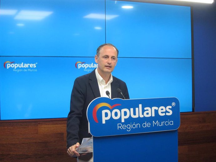26M.- Celdrán Advierte Que El Voto Que No Vaya Al PP Favorecerá Un Gobierno Regional "Tridente" De PSOE, Podemos Y Cs