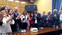Susana Díaz: "140 años después el PSOE, el único hoy que apoyó la Constitución, sigue fuerte y con ilusión"