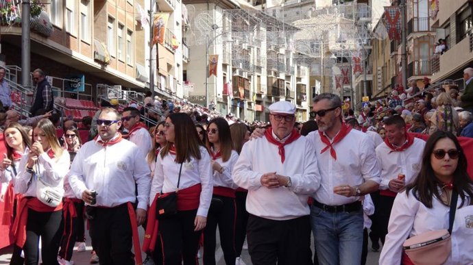 El secretario general y candidato a la Presidencia, Óscar Urralburu, en Caravaca