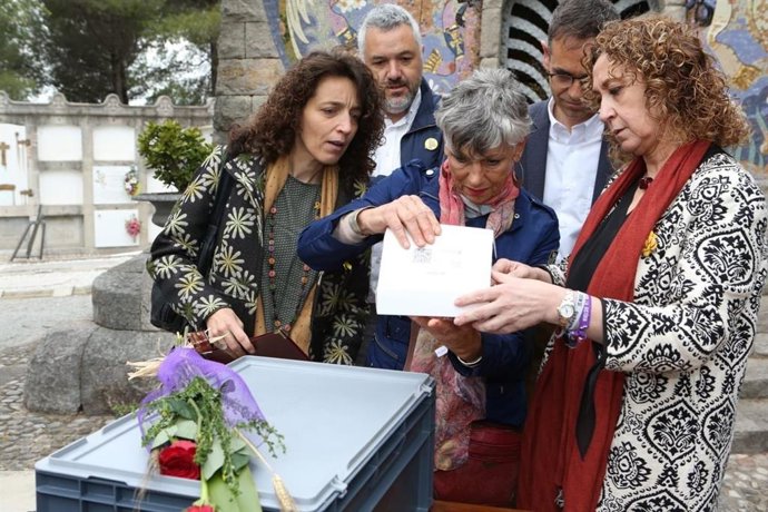 El Govern entrega los restos de un maquis italiano a sus familiares 70 años después