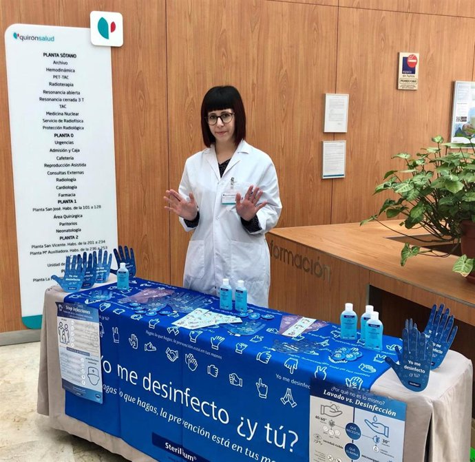 Quirónsalud destaca la importancia de la higiene de las manos para prevenir infecciones en la atención sanitaria
