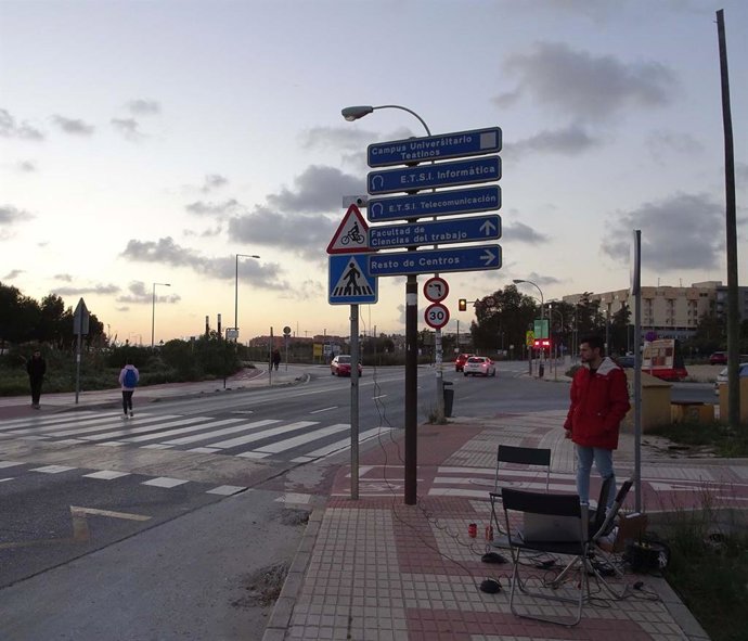 Málaga.- Un proyecto tecnológico de la UMA trabaja en inteligencia artificial para la señalización del campus