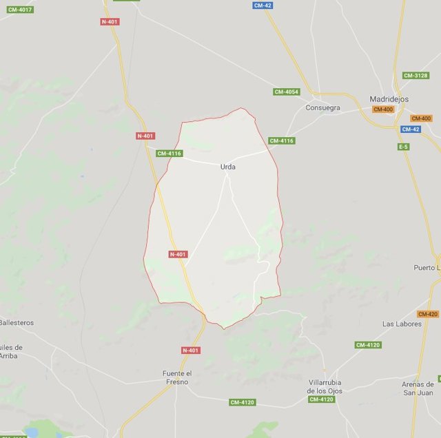 Sucesos.- Muere una persona y otra resulta herida tras la salida de vía de un vehículo en Urda (Toledo)