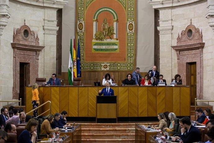 Primera jornada del Pleno del Parlamento andaluz 