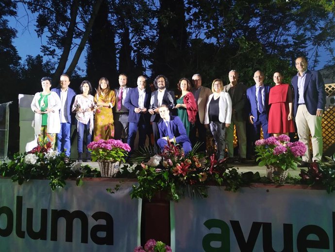 Avuelapluma premia en Cáceres la libertad de expresión, la fotografía, el teatro, el cine, las letras y la música
