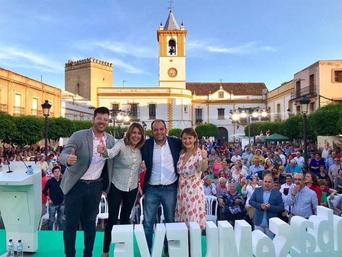 28A.- Susana Díaz Critica Que Juanma Moreno "Siga Escondido" Desde La Derrota Del PP En Las Elecciones