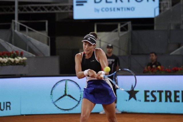 Garbiñe Muguruza en el Mutua Madrid Open
