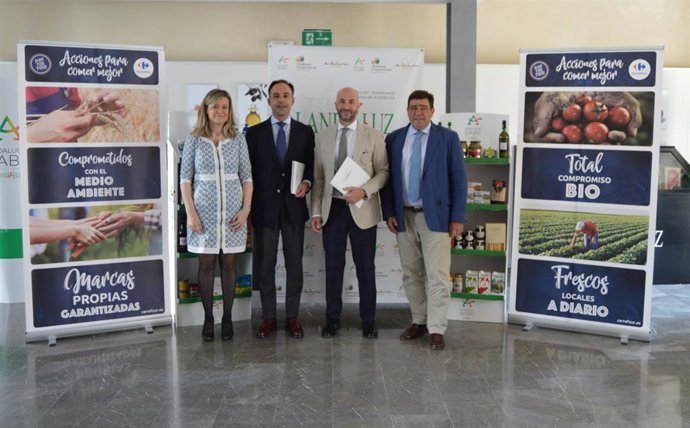 Carrefour y Landaluz renuevan sus compromisos para promocionar los alimentos de 