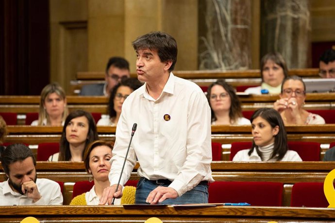 Pleno en el Parlament de Catalunya