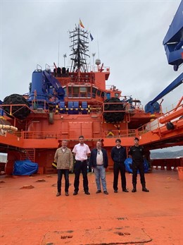 Granada.- Puertos.- El buque Clara Campoamor de Salvamento Marítimo visita el Puerto de Motril