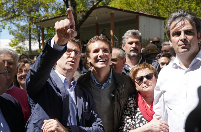 Feijóo y Casado en Galicia