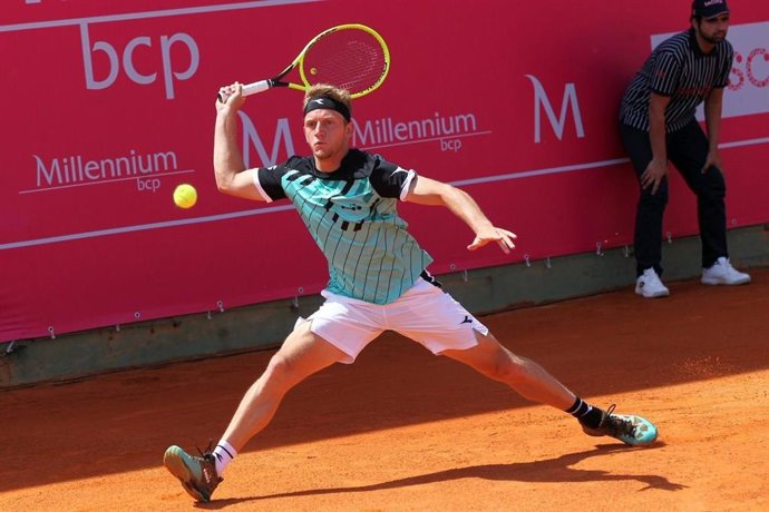 El tenista español Alejandro Davidovich, en el torneo de Estoril.