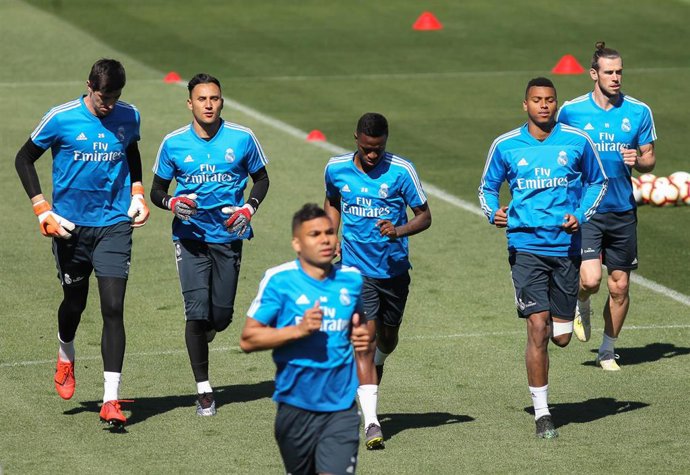 Soccer: La Liga - Training day -Real Madrid 