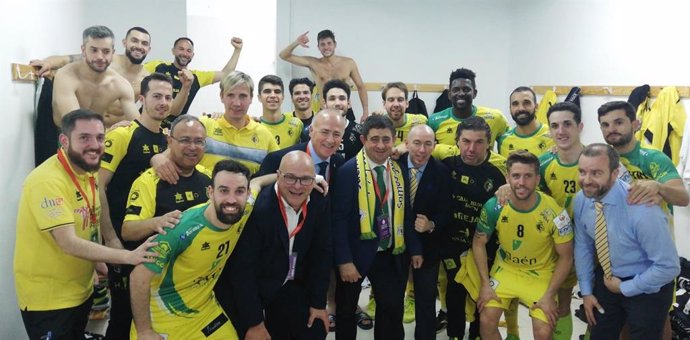 Jaén.-MásJaén.- Reyes felicita al Jaén Paraíso Interior por clasificarse para la final de la Copa del Rey de Fútbol Sala
