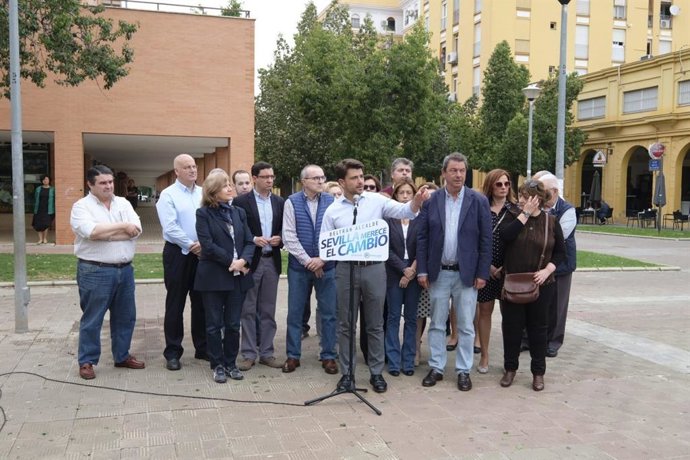 Sevilla.- 26M.- Beltrán Pérez se compromete a "ser el alcalde que lleve el metro a Sevilla Este"