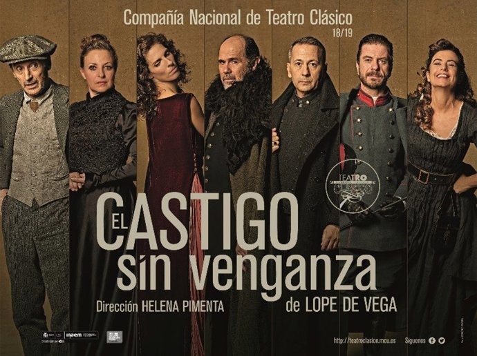 La Compañía Nacional de Teatro Clásico trae al Palacio 'El castigo sin venganza'