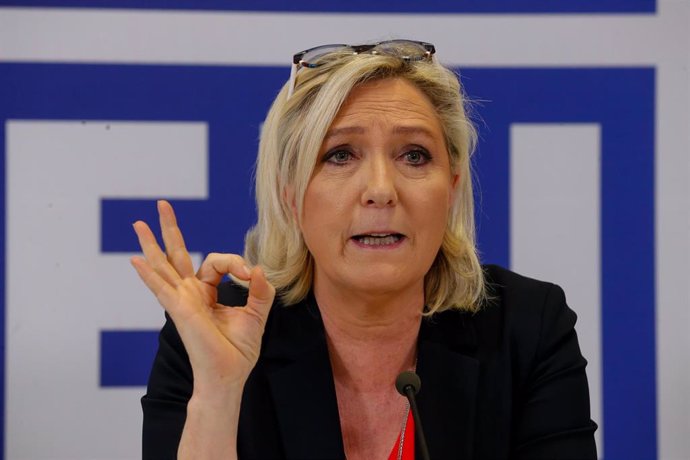 Marine Le Pen in Brussels