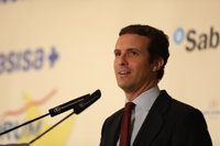 Casado compara sus "malos" resultados en las generales con la derrota de Rajoy en 2008 pero avisa: "No cabe el luto"