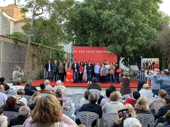 26M.- Armengol: "Si Las Derechas Suman, Gobernarán, Por Eso El 26 Tenemos Que Votar Con La Misma Fuerza Que El 28"