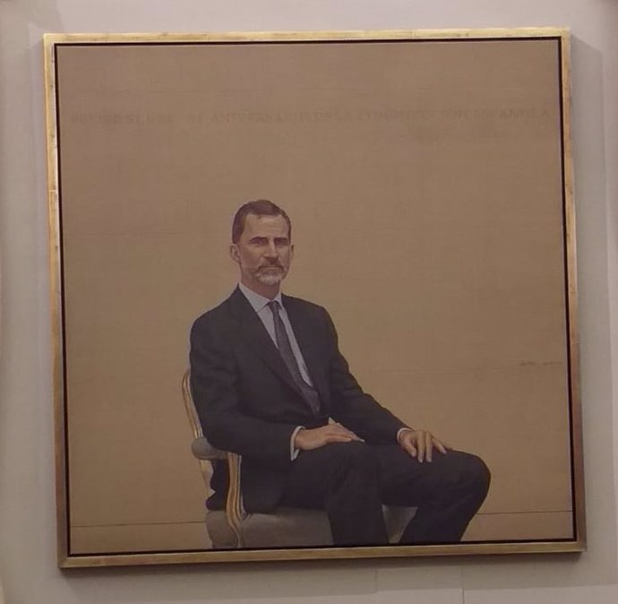 El Congreso estrena un retrato oficial del Rey Felipe VI, cinco años después de 