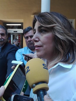 Susana Díaz advierte a PP-A y Cs: "En la lucha contra la violencia de género no vale la tibieza, se está o no se está"