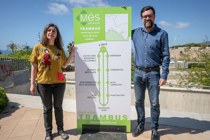 MÉS per Palma proposa un Trambus que connecti el centre amb l'Aeroport i l'Arenal cada 7 minuts