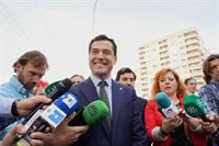 Moreno desea una "nueva etapa de entendimiento" PP-PSOE: "Muchos ciudadanos echan de menos el bipartidismo"