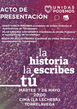 26M.- Unidas Podemos Presentará Este Martes Su Candidatura Para Torrelavega