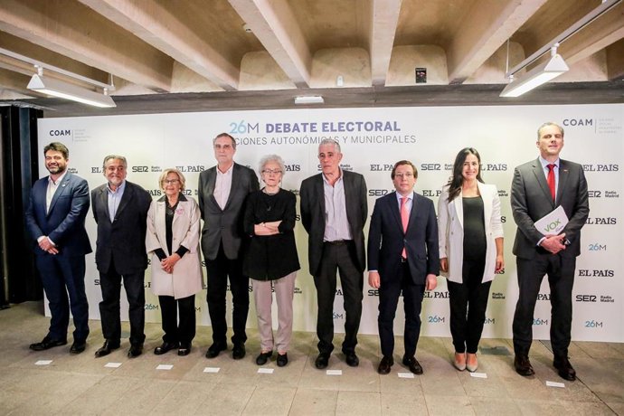 Debate entre los candidatos de los principales partidos políticos a la Alcaldía de Madrid