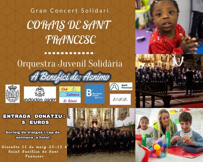 El tenor Joan Lainez participa este sábado en un concierto benéfico junto a las corales del colegio Sant Fransesc