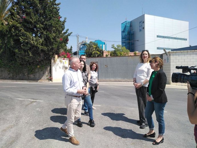 Podemos visita el polo químico en Alcantarilla