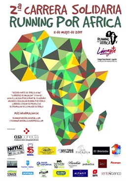 La 2 edición de la carrera solidaria 'Running por África' tendrá lugar el próximo sábado desde el colegio Paula Montal