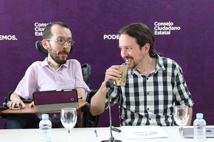 Reunión del Consejo Ciudadano Estatal de Podemos para hacer un análisis global de la situación política tras las elecciones generales