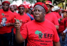 El líder del EFF, Julius Malema