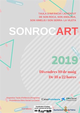 El barrio de Son Roca acoge este viernes SonRocArt 2019, una muestra de talleres artísticos y culturales