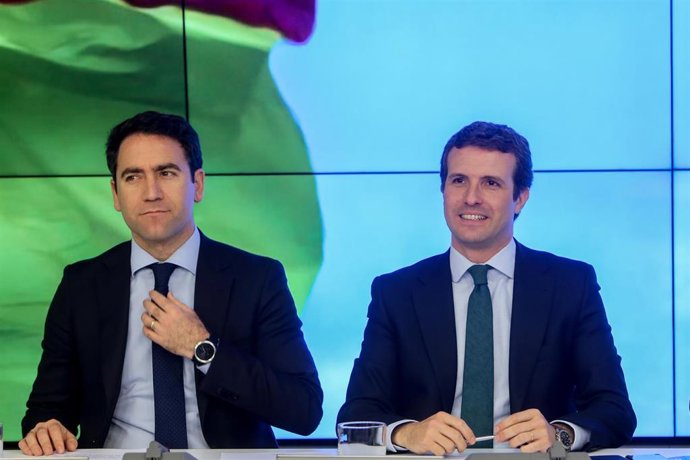 Reunión del Comité Ejecutivo del PP  tras la derrota histórica del partido en las elecciones del 28A