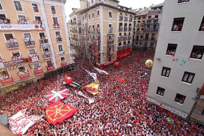 Chupinazo Sanfermines 2018.