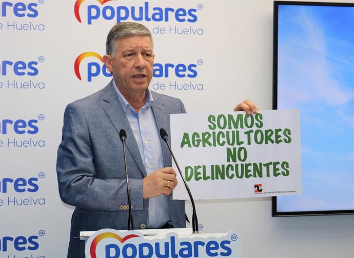 Huelva.- PP apuesta por el "diálogo" con los agricultores del Condado frente a los "insultos" del presidente de la CHG