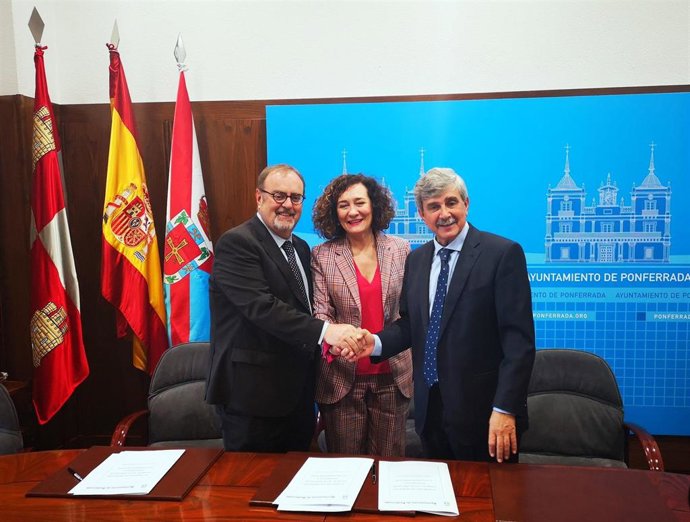 ULE, Junta de Castilla y León y Ayuntamiento de Ponferrada acuerdan la creación de un Colegio Mayor en dos años