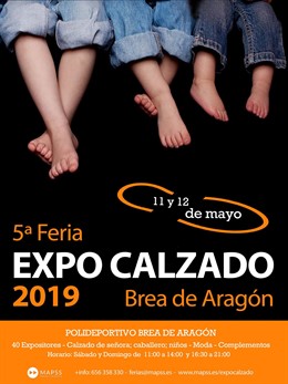 Zaragoza.- Brea de Aragón celebra la quinta edición de Expo Calzado con 40 expositores de la Comarca del Aranda