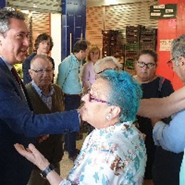 Sevilla.- 26M.- Espadas defiende las inversiones en mercados como el de Candelaria y promete al menos "dos millones más"