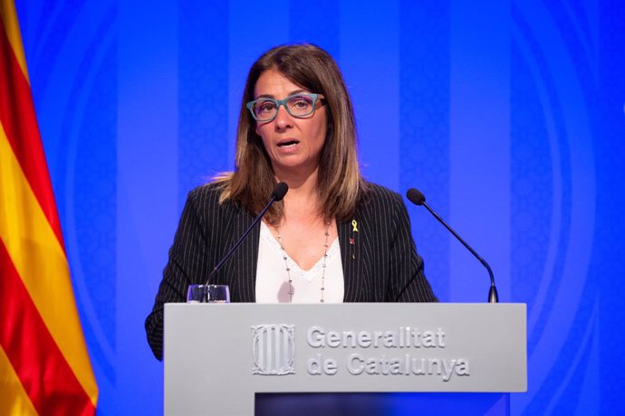 Roda de premsa de la consellera Meritxell Budó després del Consell Executiu del Govern de la Generalitat de Catalunya