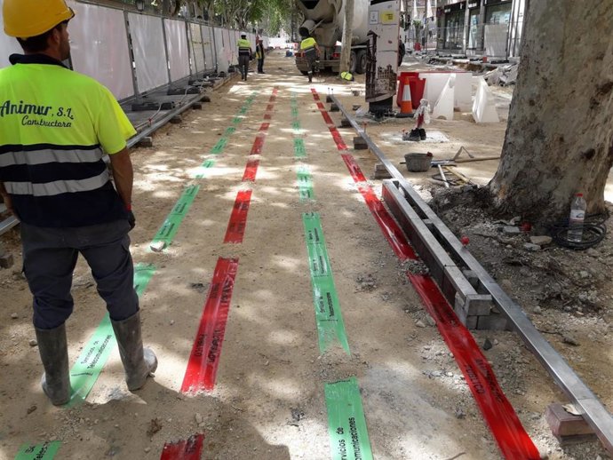 Completada la demolición del pavimento de un tramo de 2.800 m2 de Alfonso X