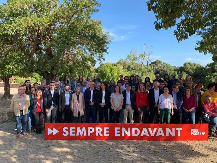 26M.-'Sempre Endevant' Es El Lema Elegido Por El PSIB-PSOE De Cara A Las Próximas Elecciones