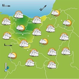 Previsiones meteorológicas del País Vasco para mañana, día 8