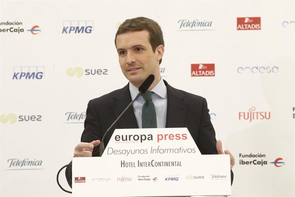 José Luis Martínez-Almeida protagoniza el Desayuno Informativo de Europa Press
