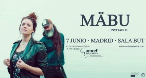 La banda MÄBU destinará a Amref Salud África todos los beneficio de su concierto del 7 de junio en Madrid