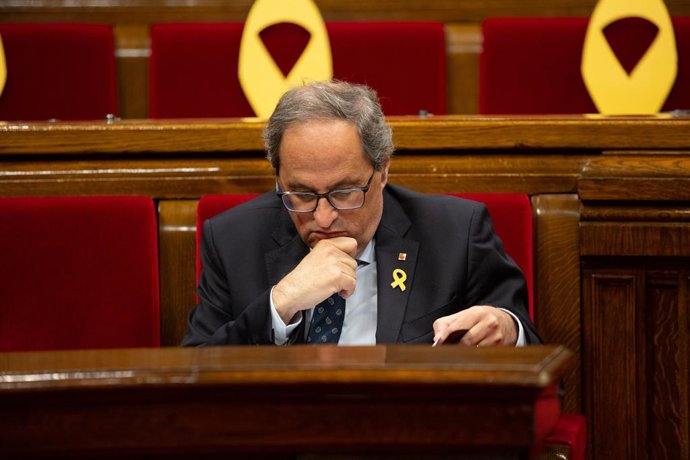 Ple en el Parlament de Catalunya